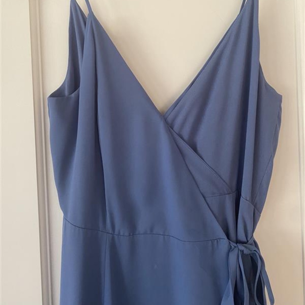 Saks Fifth Avenue WAYF Cross-Tie Blue Prom Dress Size S